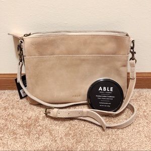 ABLE Martha Crossbody Leather Purse